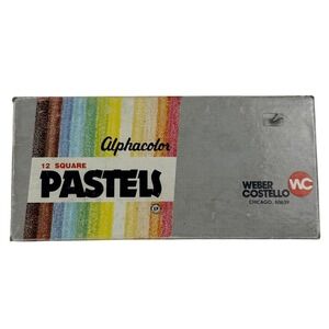 Vintage Weber Costello AlphaColors Pastels Art‎ Supplies 12